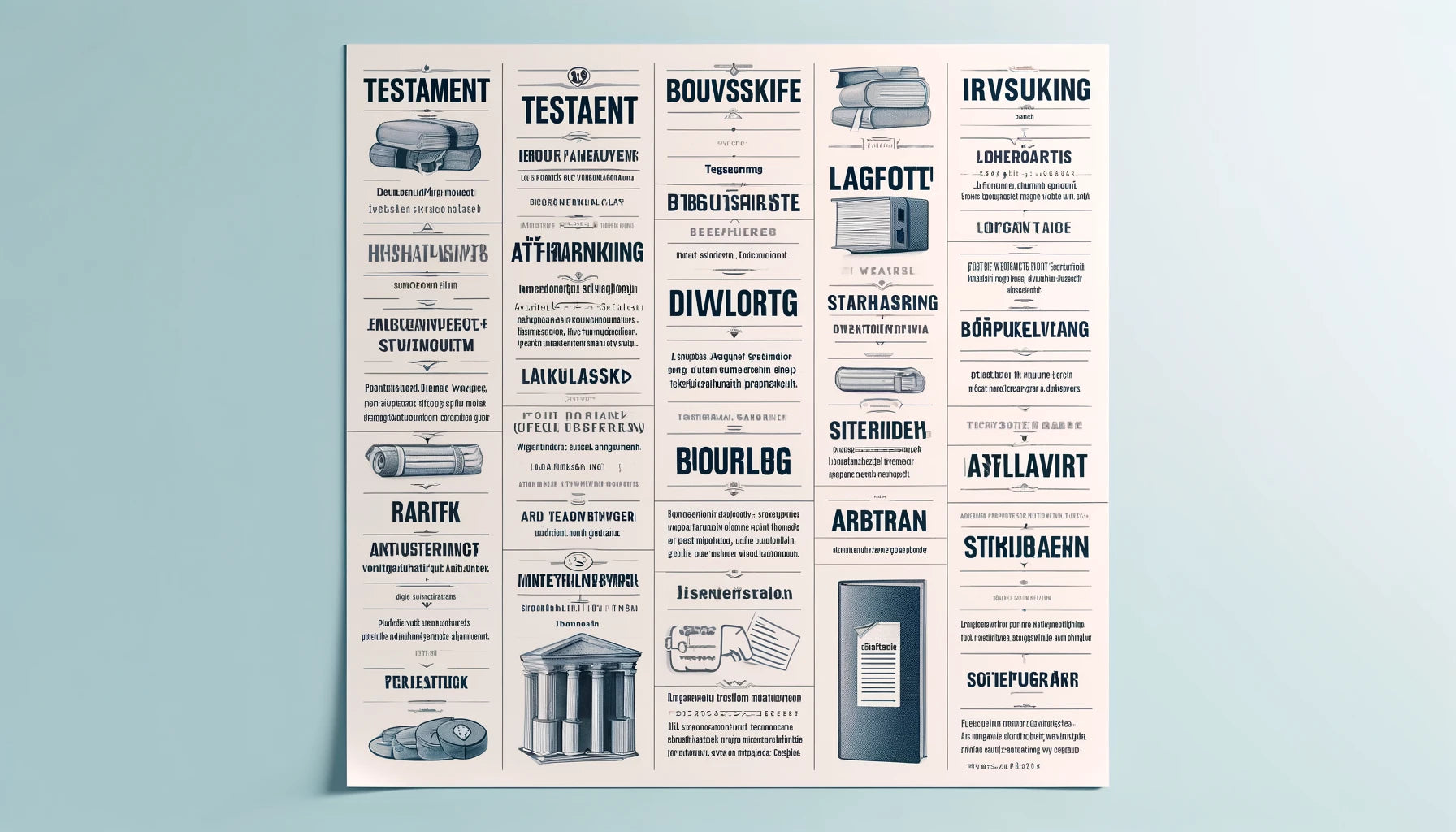 Ordlista arvsrätt